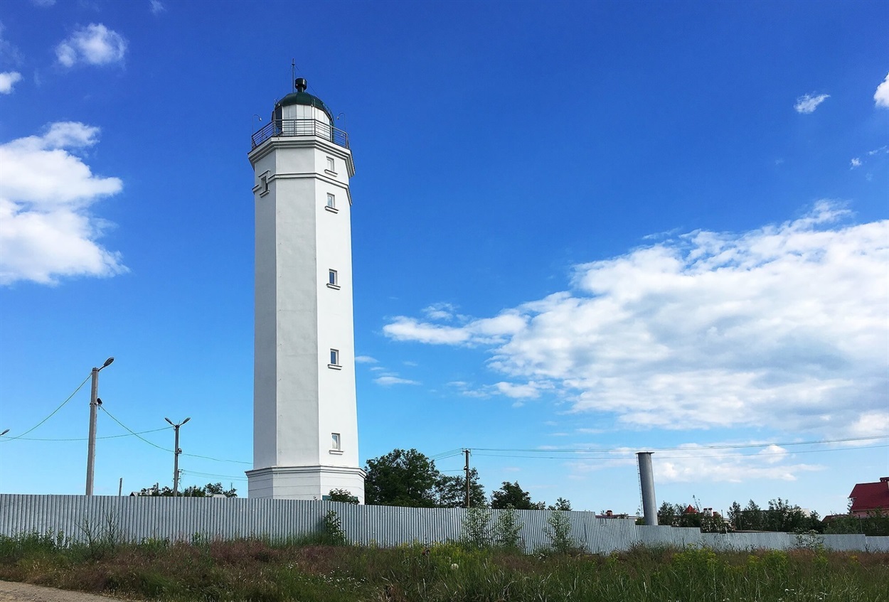 Фото маяка в Санжейке