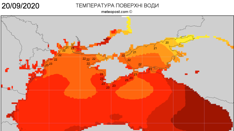 Температура води 