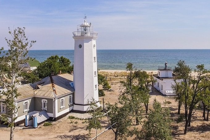 Белосарайский маяк на Белосарайской косе