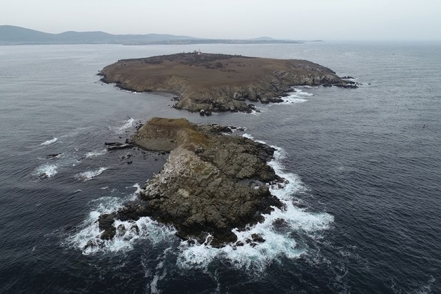острів Петра у Чорному морі біля Болгарії