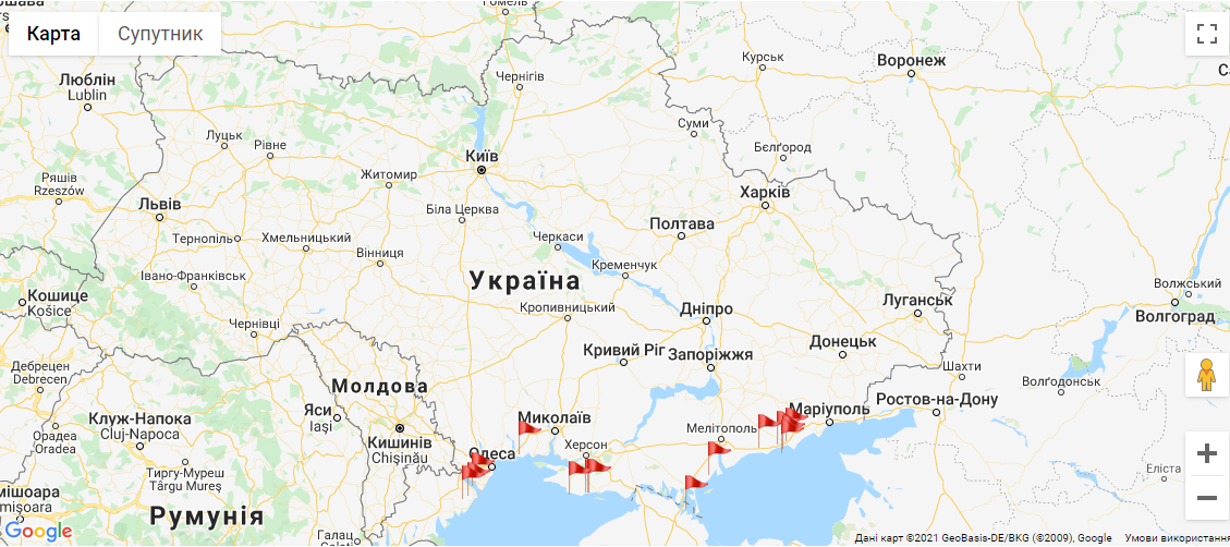 Табори на узбережжі
