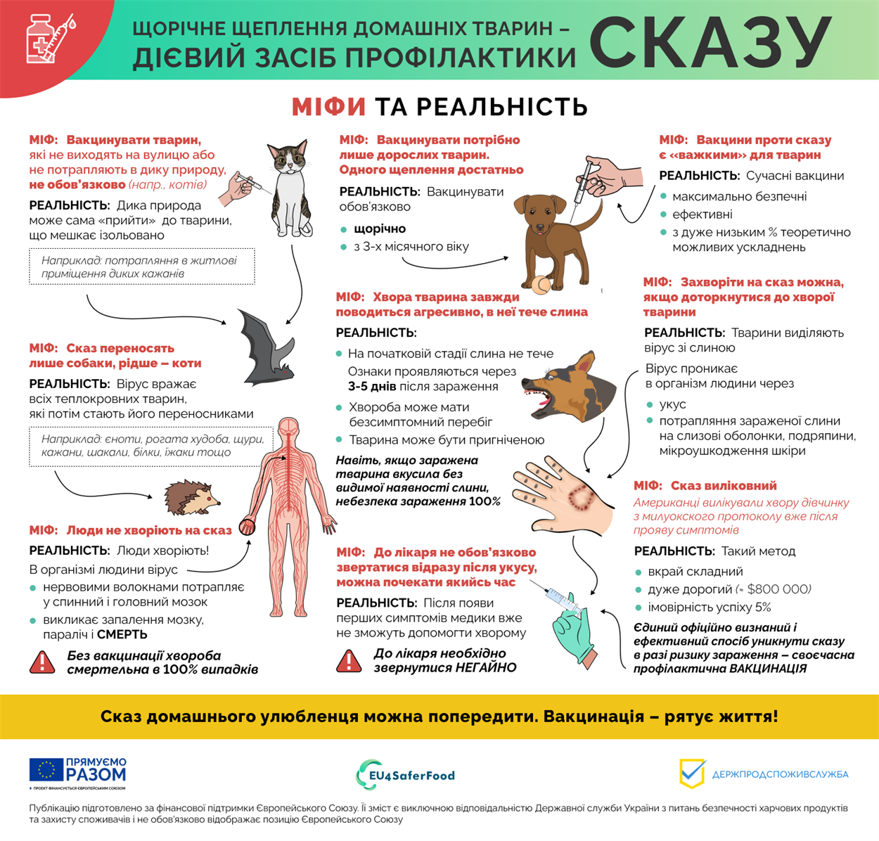Інформація про сказ