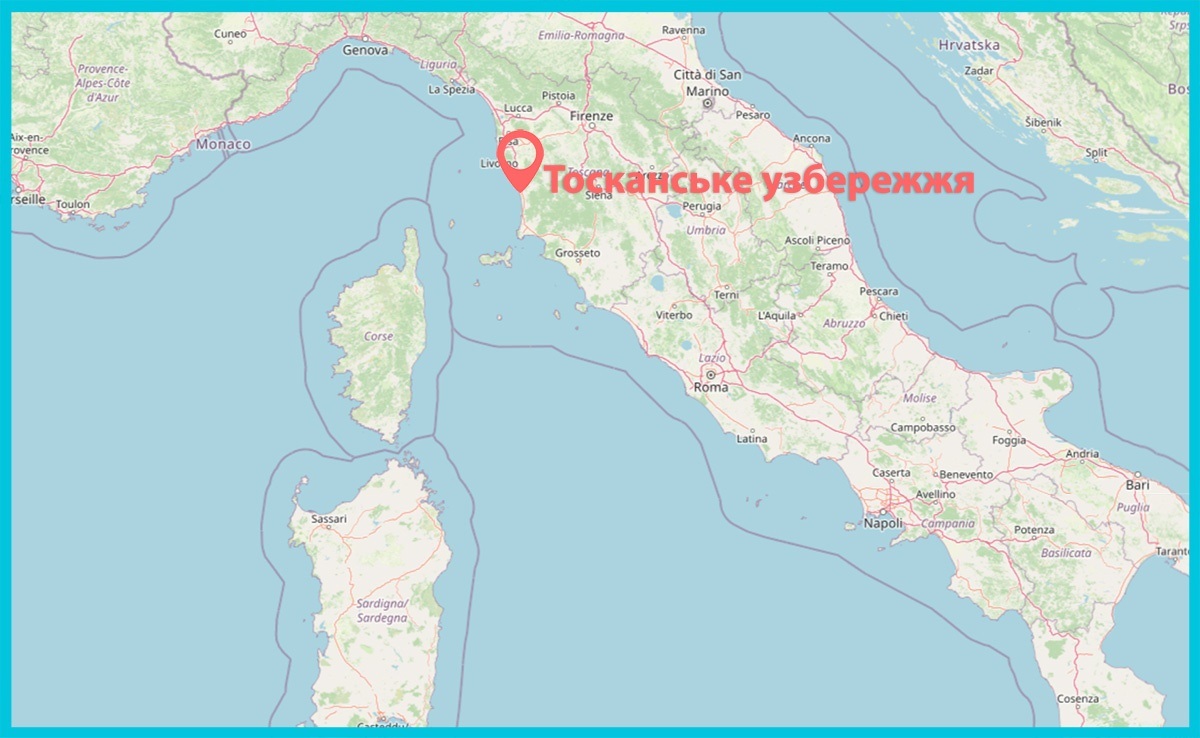 море тоскана італыя