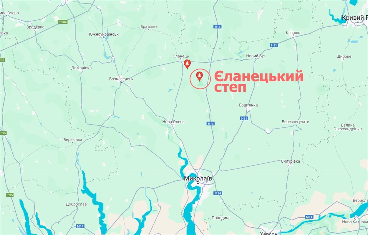 карта єланецький степ