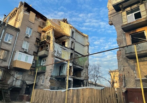 Зруйноване житло у Запоріжжі