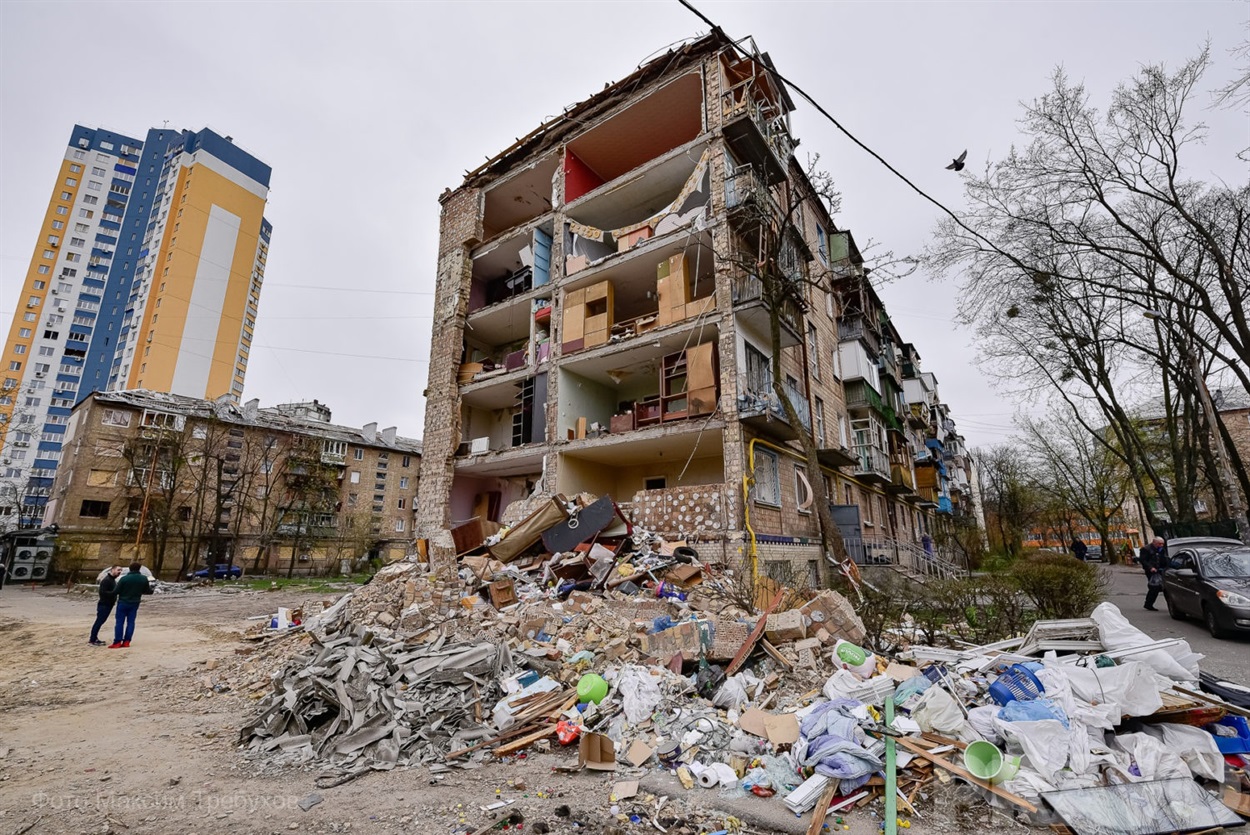 Зруйноване житло в Одесі