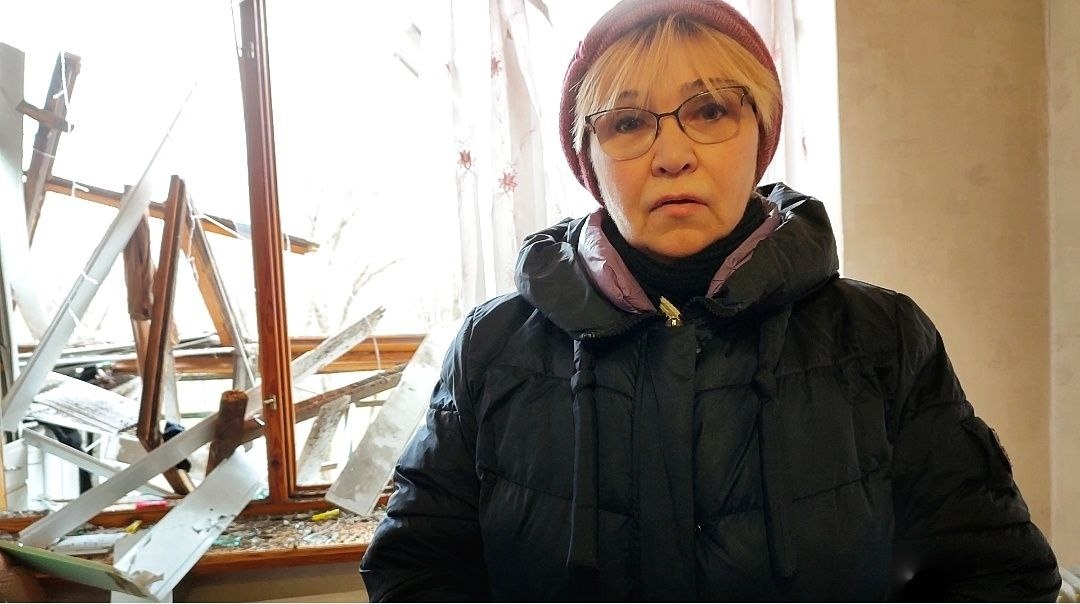 Олена евакуювалась з Гуляйполя