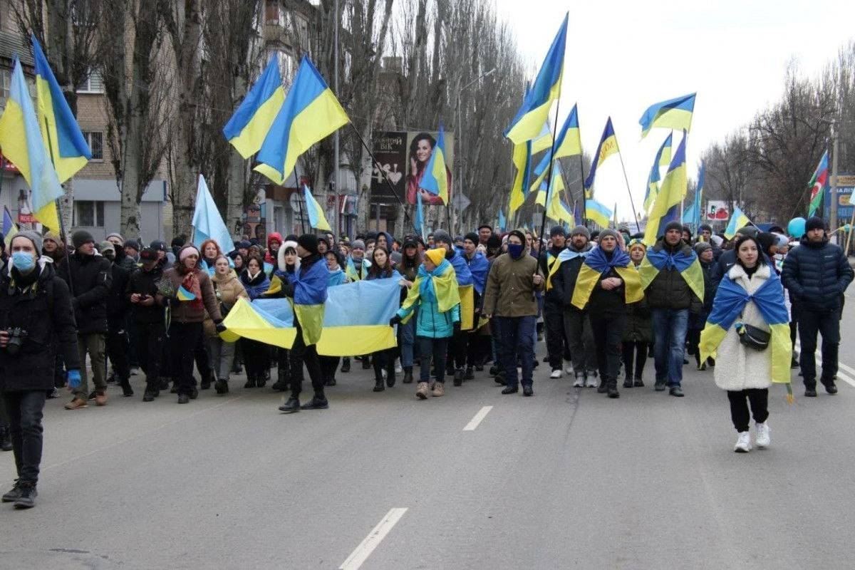 Мітинг в окупації