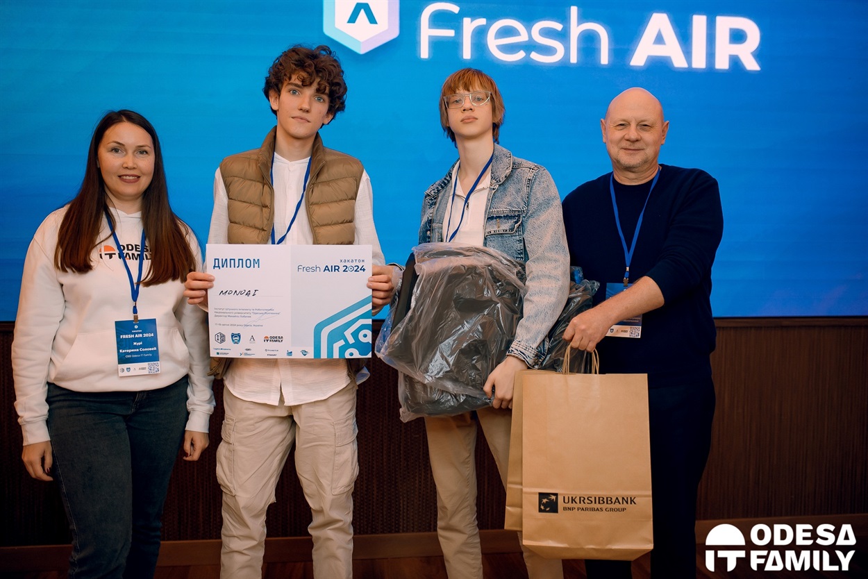 Учасники хакатону Fresh Air 2024