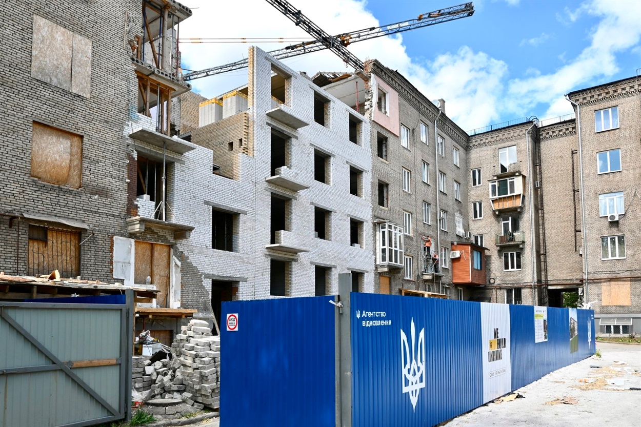 Відбудова будинків у Запоріжжі