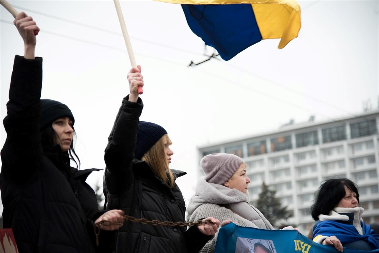 Мітинг на підтримку полонених. Запоріжжя