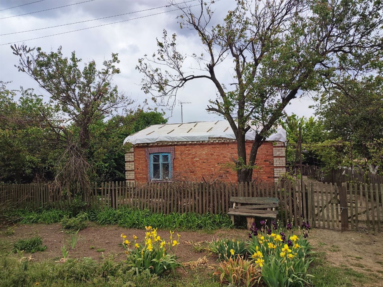 Дім загиблої від ворожих обстрілв Анни