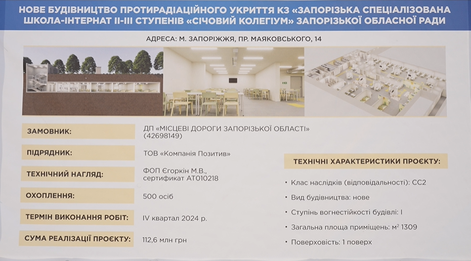 Будівництво підземних шкіл Запоріжжя