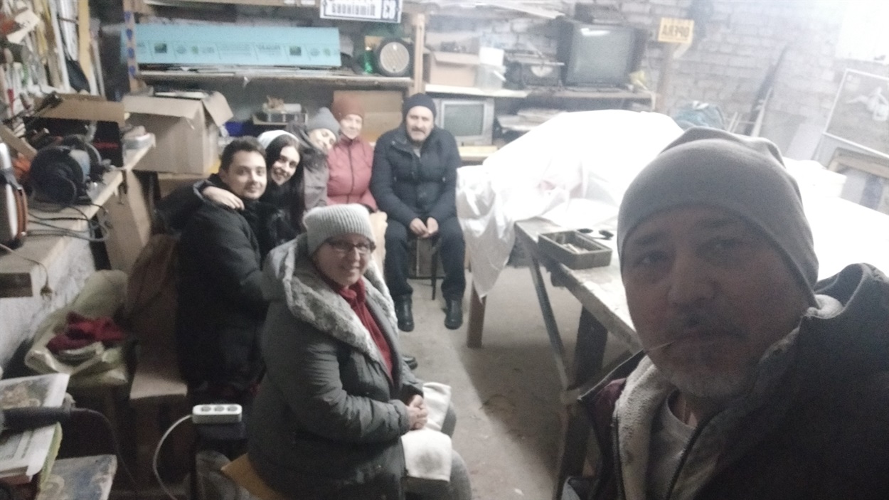 Андріян Ізмайлов в укритті