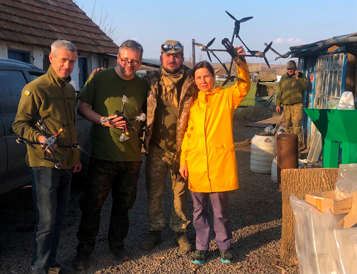 Ольга Михайлюк з військовими