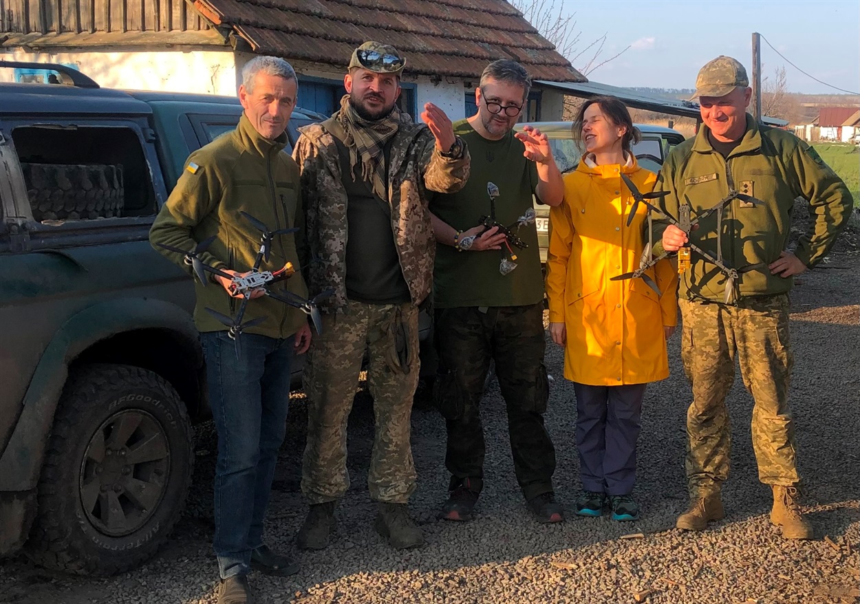 Ольга Михайлюк з віськовими
