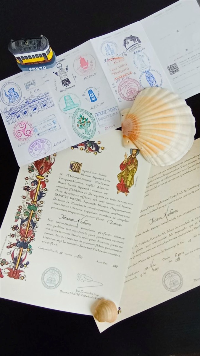 Паспорт пілігрима й посвідчення