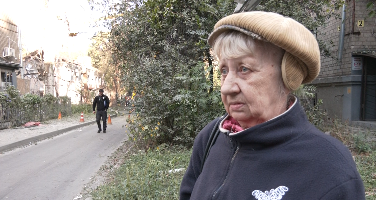 Ганна - постраждала від обстрілів