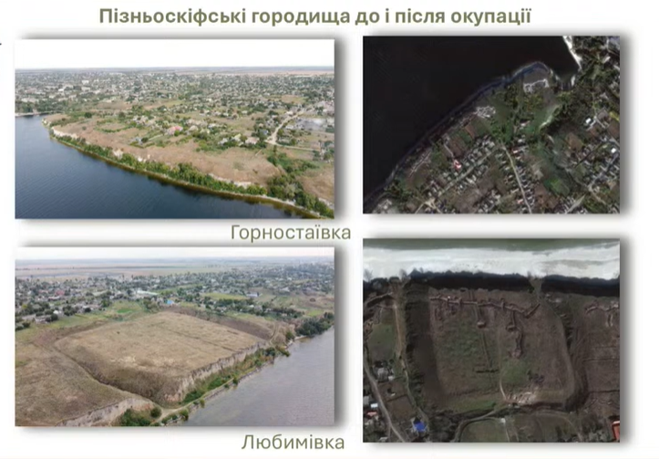 Городища до і після окупації